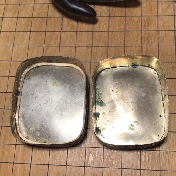 Chinese Ming Shard Trinket Rustic Box Blue White 2 3/8” X 1 15/16” 1 5/16” - Picture 9 of 12